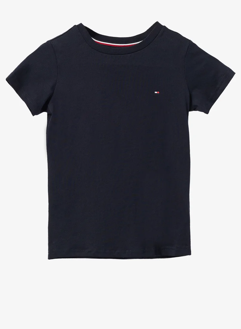 TOMMY HILFIGER Kids 2 Pack Logo Crew Neck T-Shirt